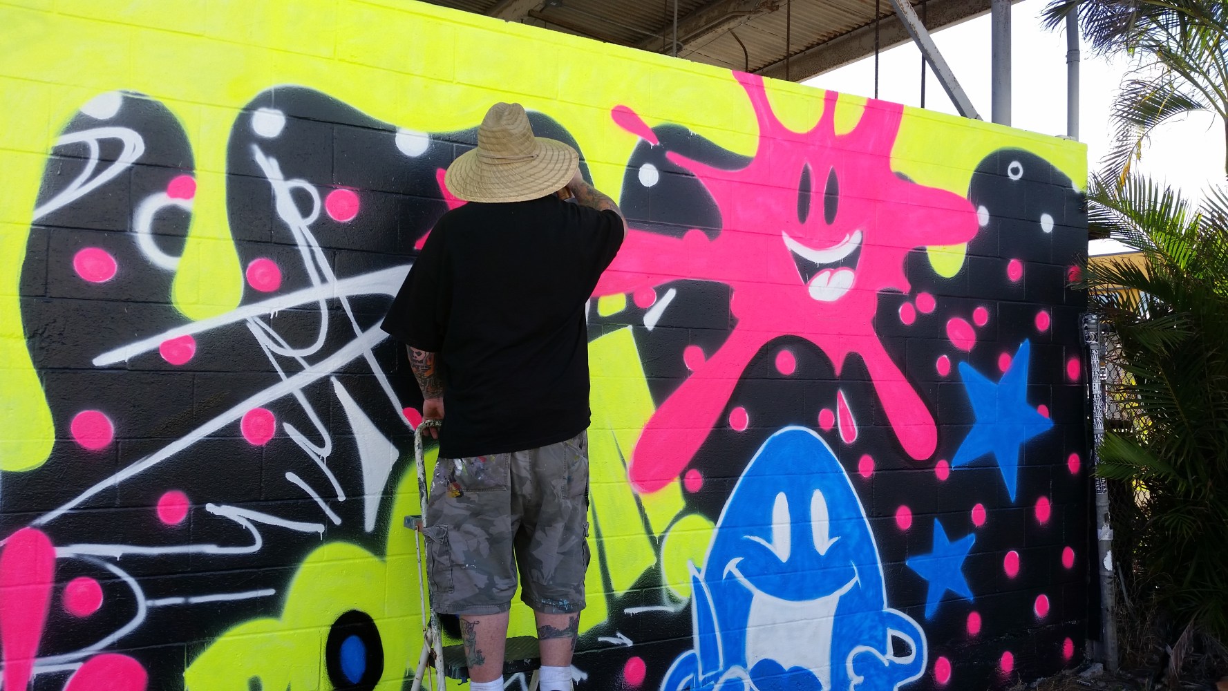 Sket One at Work for Pow Wow Hawaii 2016