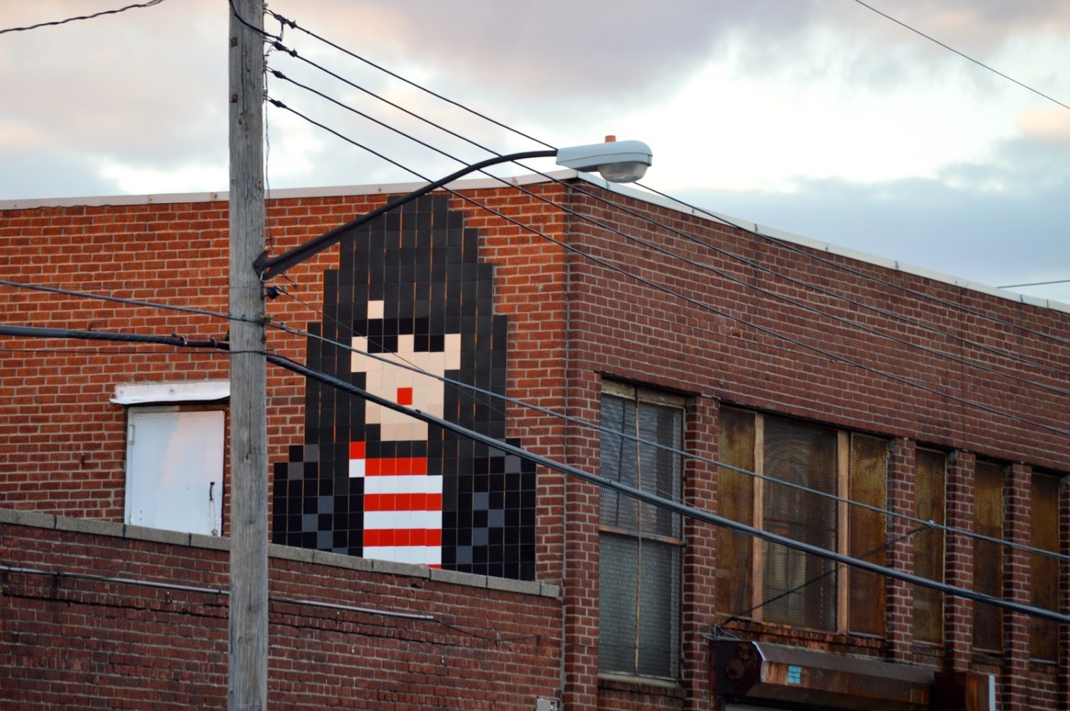 Joy Ramone Space Invader in the LES – Nov 2015