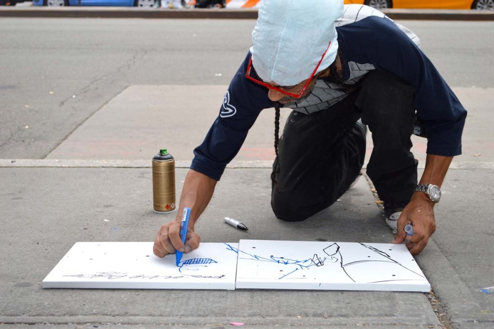 Futura tagging a Black Book