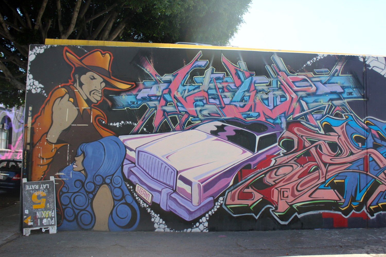 UTI Crew redid their wall outside of Art Share LA