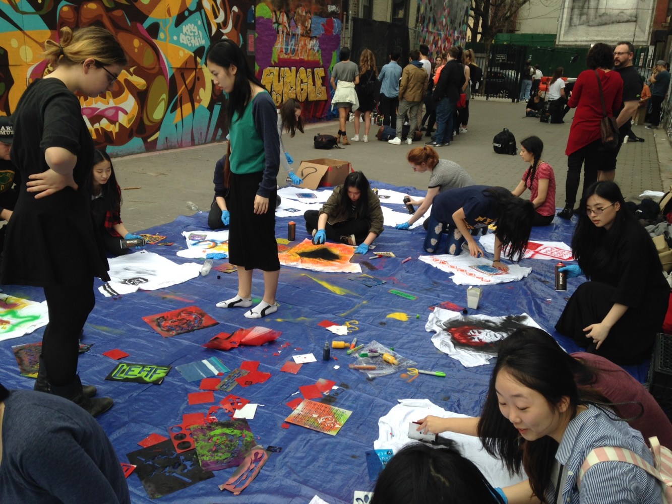 Lord Byng Secondary School T-shirt workshop