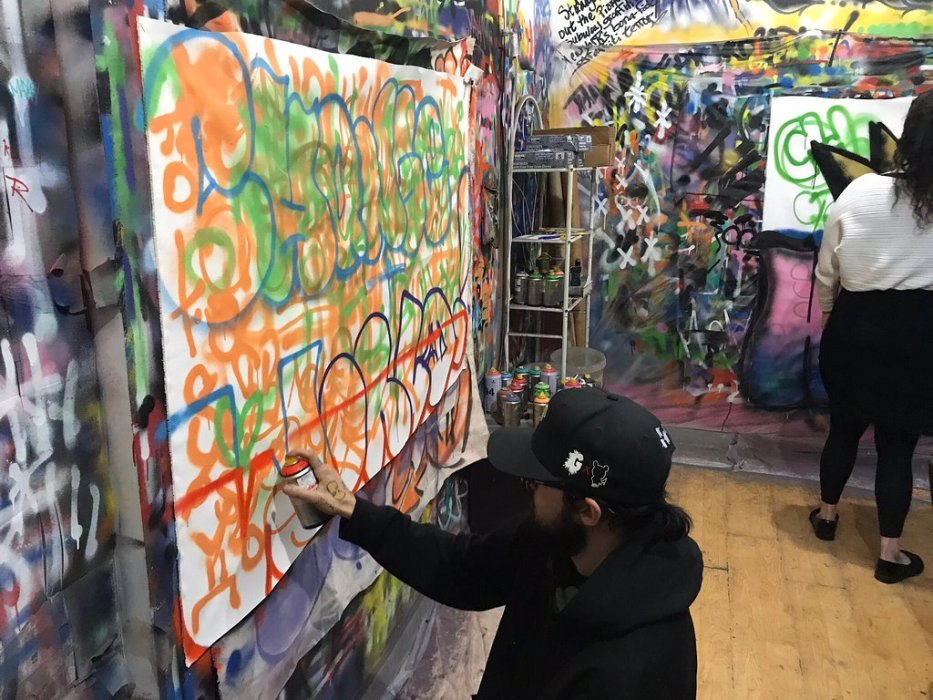 Graffiti Workshop: Interactive Art